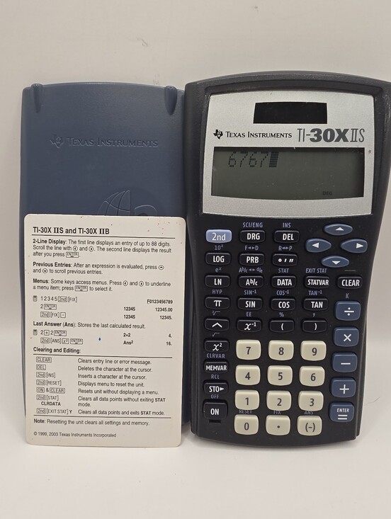 Texas Instruments Other - Texas Instruments TI-30XIIS Scientific Calculator Blue